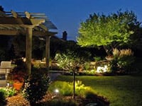 Outdoor patio lighting